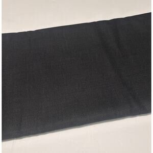 Charcoal Gray Black Red Windowpane Wool Fabric 60” Wide 2.5 Yds Suiting